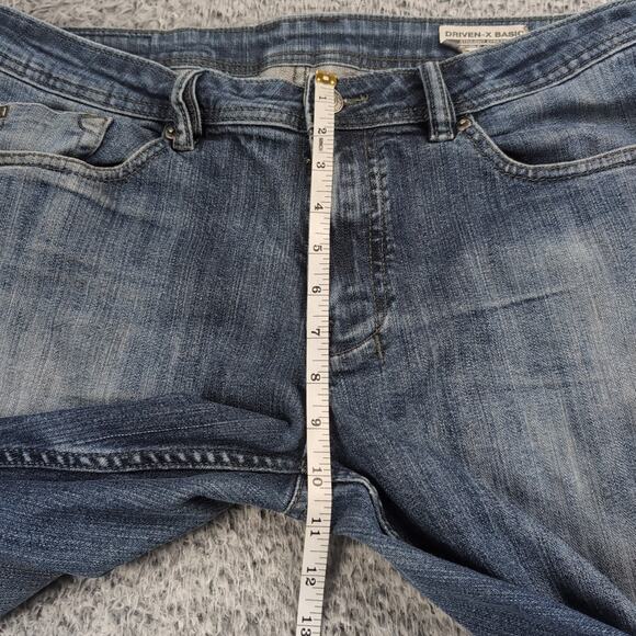 Buffalo David Bitton Jeans Mens 34x30 Blue Driven X Straight Basic Stretch Denim - Picture 7 of 10